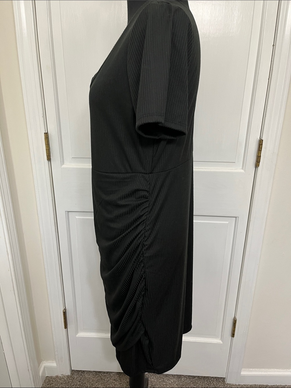 Pulse Black Ribbed Knit Dress - Picture 5 of 7